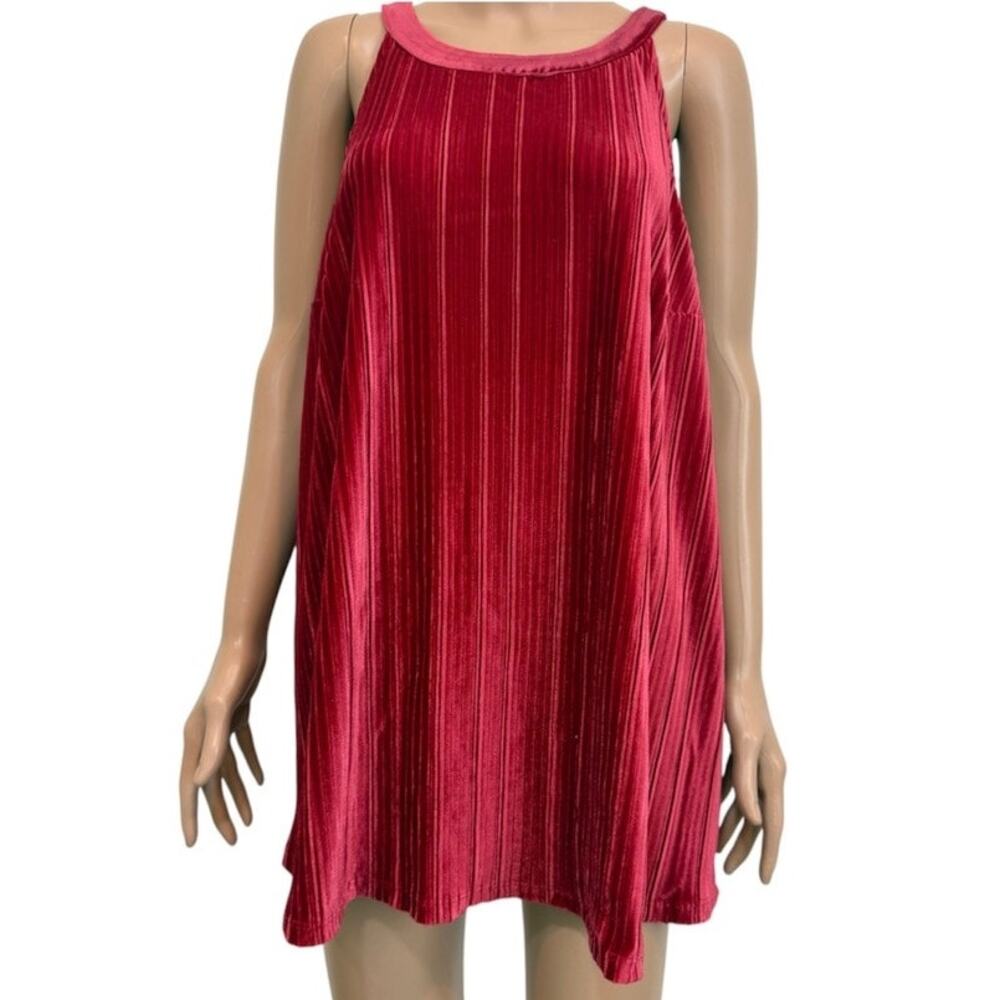 Torrid 2 velvet halter high neck top blouse TS 3584